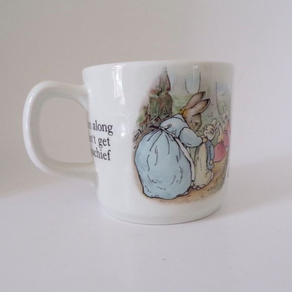 Vintage Peter Rabbit Wedgwood 3 Piece Child Porridge Set  2862 - Picture 6 of 10